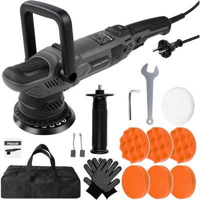 Polisseuse Sans Fil Polisseuse Lustreuse Voiture Tnamdan 700W - 6 Vitesses Réglables (600-3700 Tr/min) - Poignée Détachable - Kit Avec 5 Pads