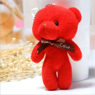 Porte-clés Ours En Peluche Mignon - 13 Cm, Doux - Décoration Sac à Dos Ou Bureau