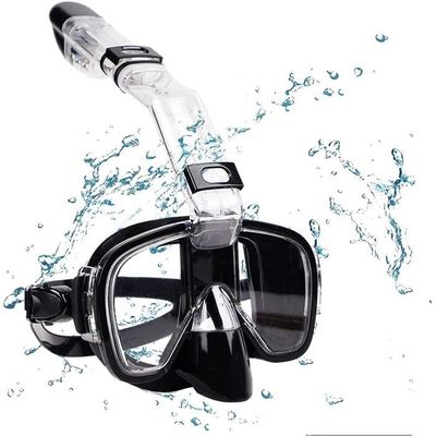 Masques de plongée,Masque Snorkeling 180° Plein Visage Tuba de Plongée  Anti-Buée et Anti-Fuite Tissus,Détendu Respiration A413 - Cdiscount Sport