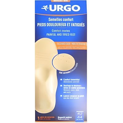 Urgo semelles confort pieds douloureux et fatigués sales