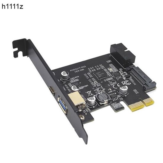 Adaptateur Carte Graphique PCI-E 16x – Pour ThinkCentre Tiny M720Q/M910X – 4 Ports NIC, Compatible P1000/P620 - 5