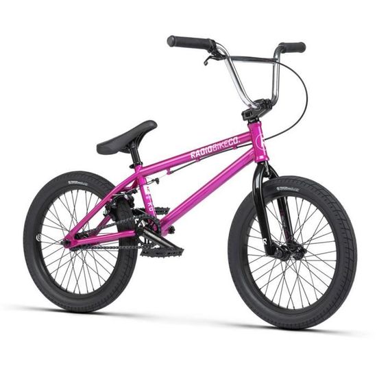 BMX Radio Saiko 18 Metallic Purple Cadre en acier Pour enfants debutants Cdiscount Sport