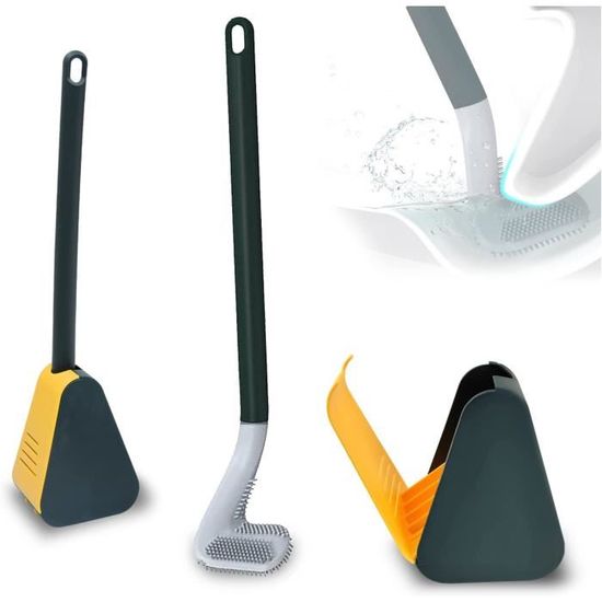 Lot De 2 écumoires En Silicone Longue Manche - Multifonctions, Antidérapantes - Pour Filtration Et Cuisson