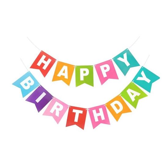 181027 Set Da 13 Candele Colorate in Vasetto, Modello Happy Birthday