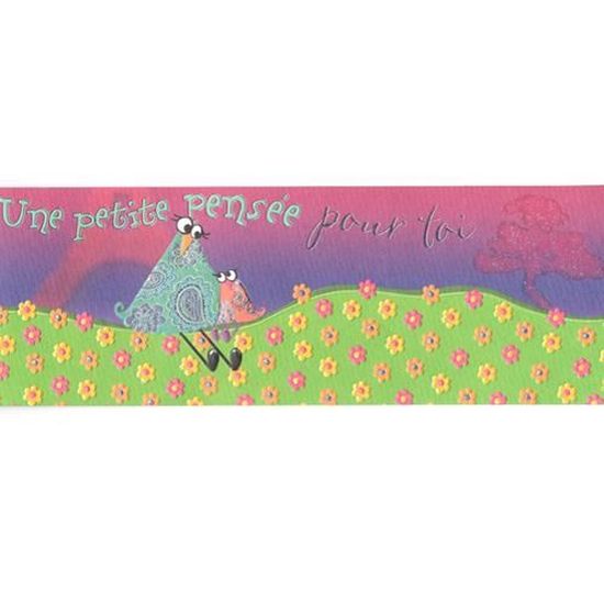 Carte Une Petite Pensee Pour Toi Cdiscount Beaux Arts Et Loisirs Creatifs