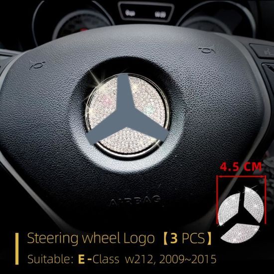 Logo AMG Sticker 3D Argent Emblème pour Mercedes Benz Voiture Insigne  Marque Autocollant Décalcommonie Décoration - Cdiscount Auto