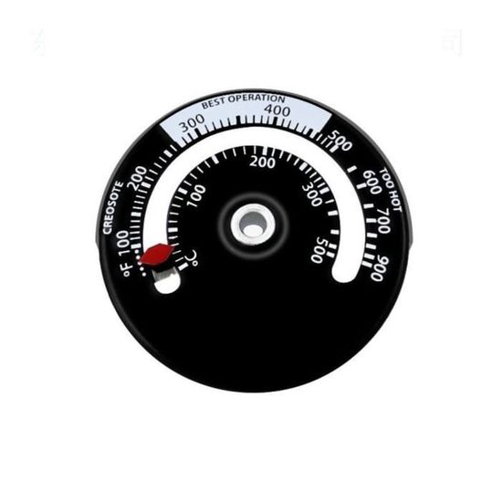 Thermomètre magnétique pour poêle à bois, grand écran, ventilateur de  cheminée - Cdiscount Bricolage
