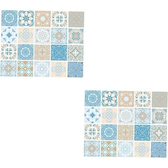 Murale Carrelage Paul De Longpre PT22785 – Fleurs – 32x40 Pouces – 20 Carreaux 8x8