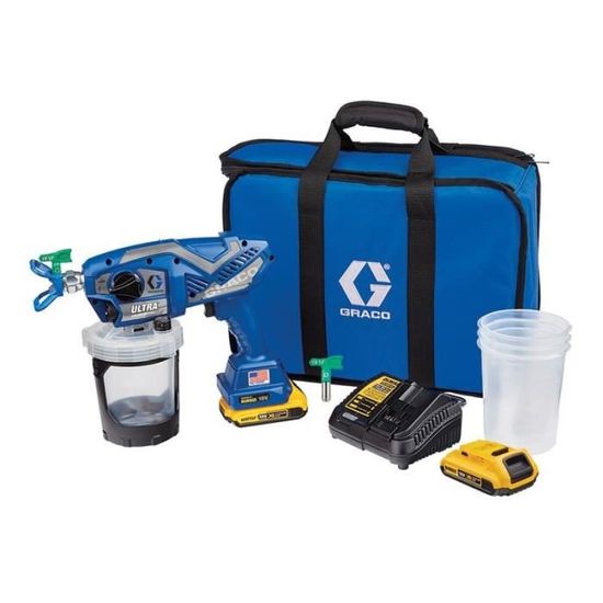 Graco Pistolet à peinture Airless à batterie 18V 2,0Ah LiIon ULTRA