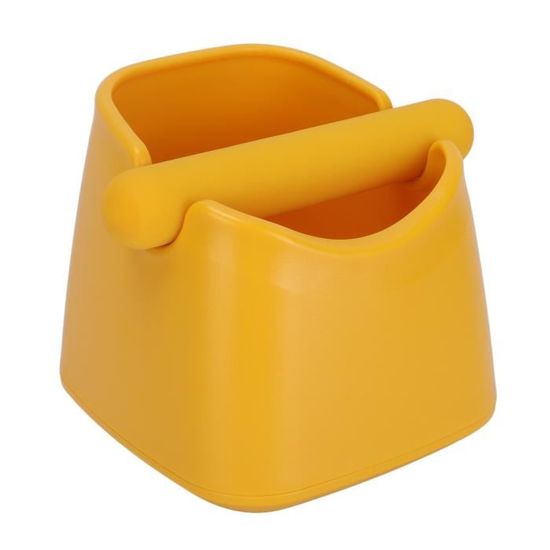 Coffee Knock Box, Espresso Knock Box, Avec Barre de Frappe Amovible et Base Antidérapante, Passe au Lave-vaisselle, Coffee Knock Box Espresso Poubelle pour Marc de Café, Facile à Nettoyer (rond