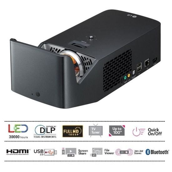 LG PF1000U vidéoprojecteur LED FHD à Ultra Courte Focale