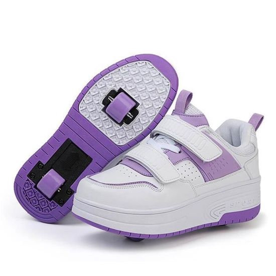 Chaussures Roller Réglables Pour Enfants - Baskets Avec Roues Cachées, Garçons Et Filles