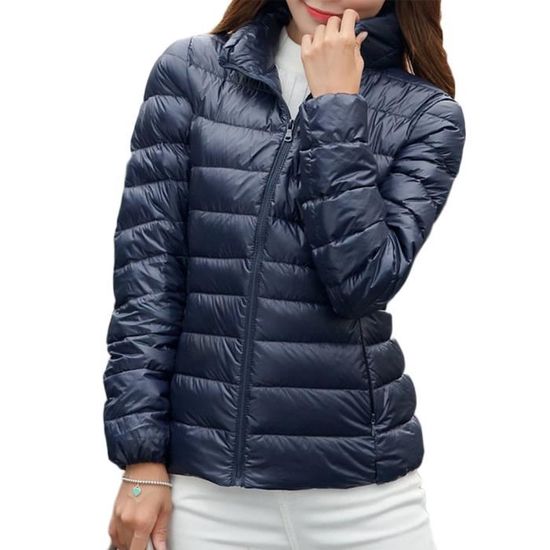 Femme Doudoune Ultra L g re Doudoune Court Compressible