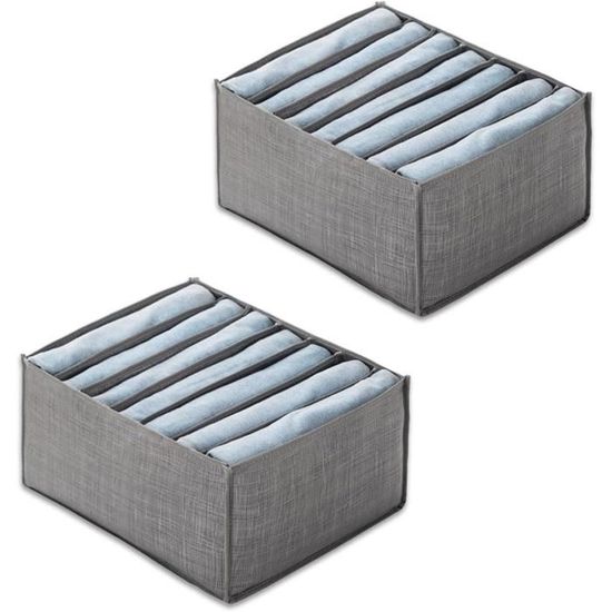 Lot De 3 Organisateurs à 6 Compartiments, Boîtes De Rangement Pliables 42 X 30 X 20 Cm Pour Pantalons Vetements Sweats A Capuche Chemises 93384747 Lot De 3 Organisateurs à 6 Compartiments, Boîtes De Rangement Pliables 42 X 30 X 20 Cm Pour Pantalons Vetements Sweats A Capuche Chemises 93384747