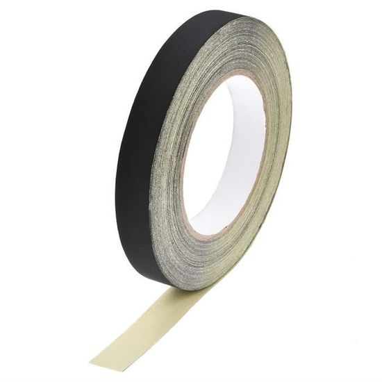Ruban Adhésif Toilé Noir & Blanc - 2 Rouleaux 30m X 23mm - Forte Adhérence, Résistant à L'eau
