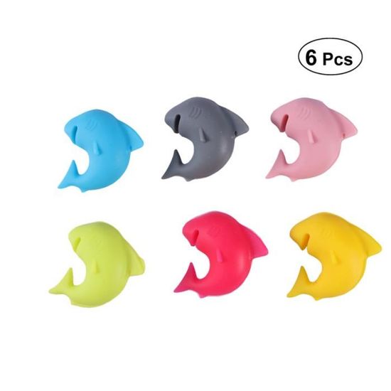 Marqueurs De Verre à Vin En Silicone - 30 Pièces (formes Lèvres, Barbe, Chien), Pour Fêtes Et Réceptions