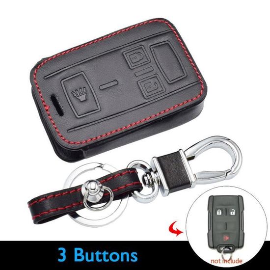 MEYAGOT Étui à Clés De Voiture En Cuir Véritable – 2 Pièces Avec Fenêtre Transparente – Protection Élégante Et Pratique