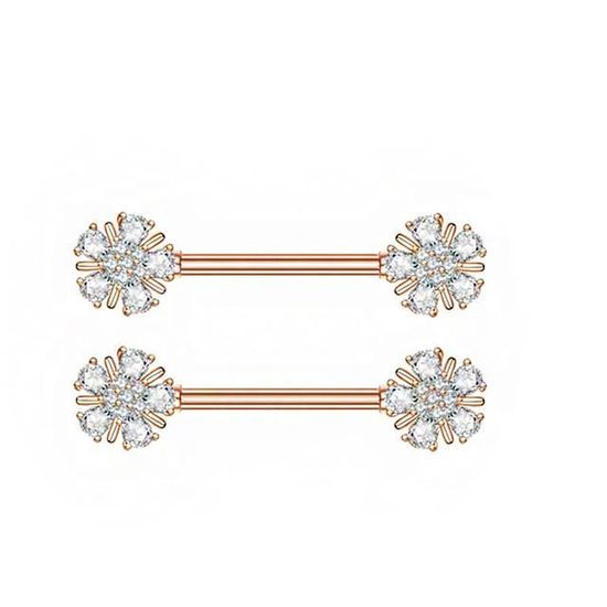Piercing au nez,12Pinces À Tétons À Vis Pour Femmes, 1 Pièce, Piercing Sexy Pour Femmes, Faux