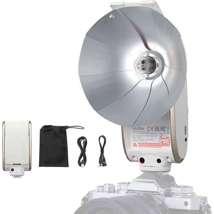 Lux Senior Flash De Caméra Rétro 7 Niveaux 1-1-1-64 Puissance Flash ...