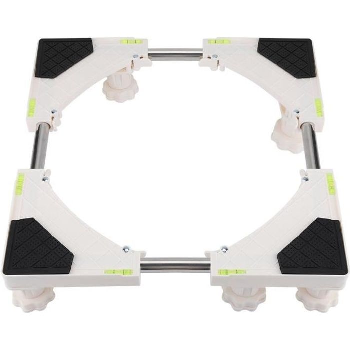 Support de base de réfrigérateur pour usage intensif et réglable pour lave-linge