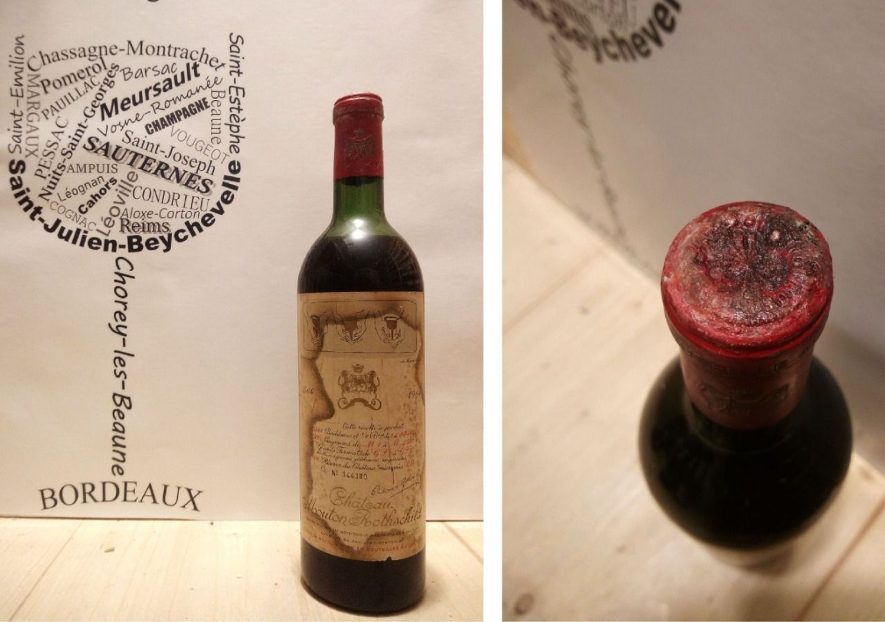 Château Mouton Rothschild 1964 - Pauillac - 1er Grand Cru Classé - 1 x 75 cl - Rouge