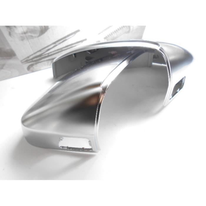 2 COQUE RETROVISEUR GRIS ALU AVEC SIDE ASSIST POUR AUDI A3 8V DE 04/2012 A 04/2016 LOOK S3 RS3