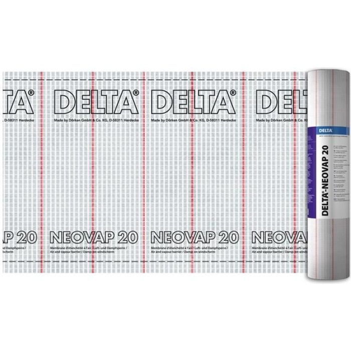 Pare-vapeur Delta Neovap 20 - DOERKEN - 50m x 1.50m
