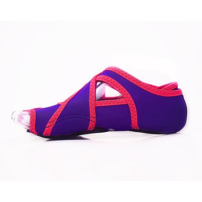 Accessoires Fitness - Musculation,1 paire de femmes professionnelles antidérapant Sport Pilates élasticité - Type VIOLET-M (37-38)
