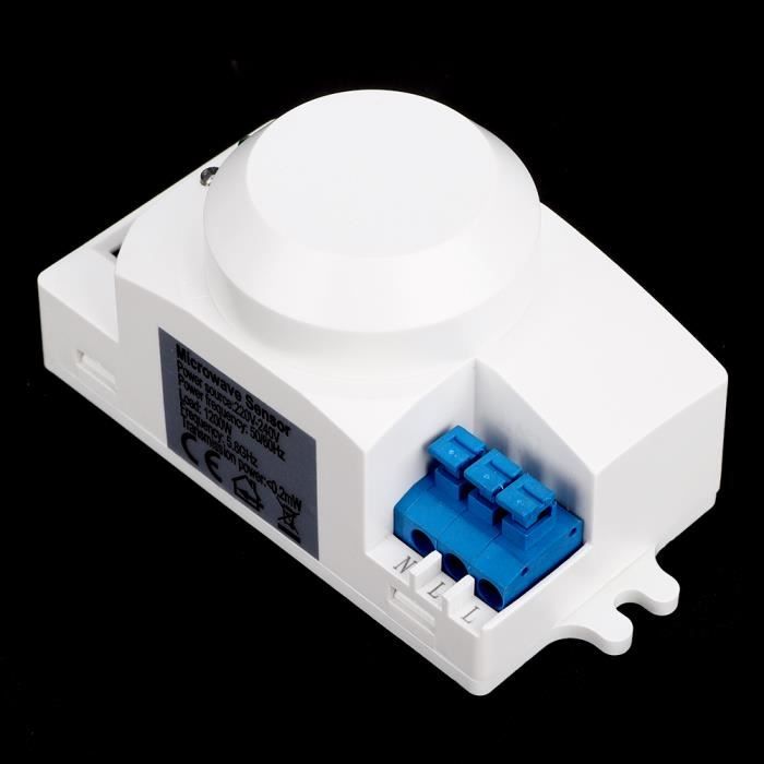 Interrupteur Commutateur Automatique Détecteur Mouvement Capteur Infrarouge pour Lampe de Lumière LED BOH