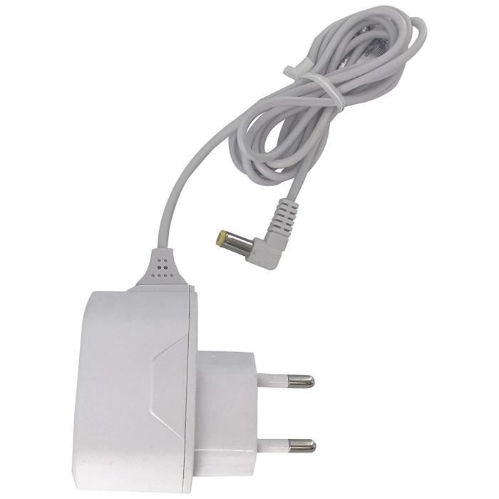 TEKNOFUN- Adaptateur Secteur UE, 811504, Blanc