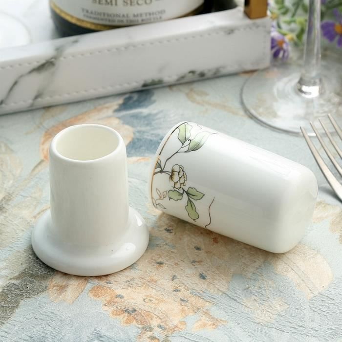 Ustensile de cuisine,Porte cure dents en porcelaine Support en céramique personnalisé, boîte à cure dents à la mode, décoration de