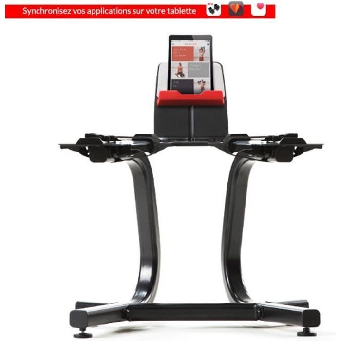 Stand support haltères réglables 552i et 1090i avec Media Rack