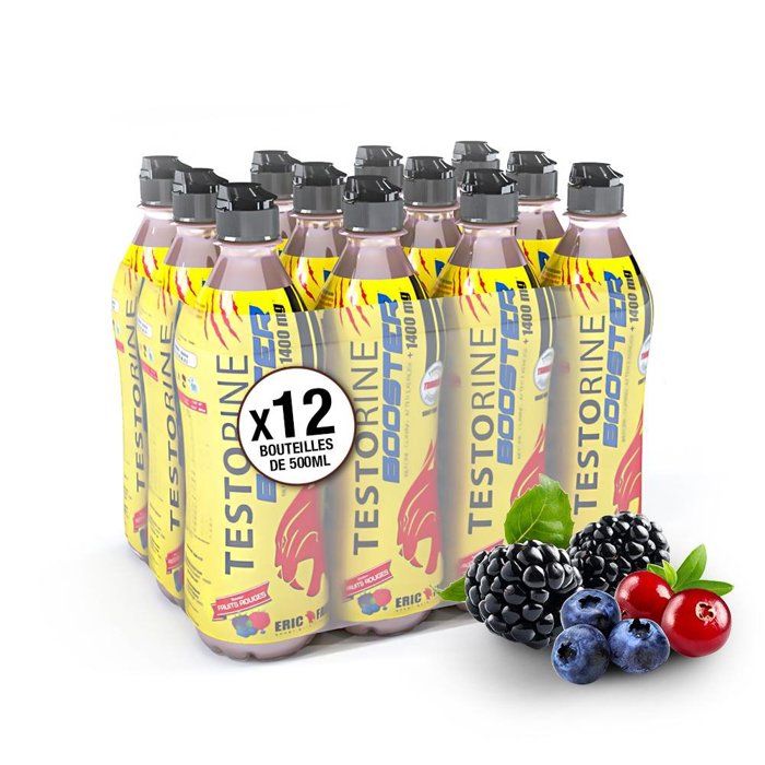Eric Favre - Boisson testorine - Endurance & Performance - Fruits rouges - Pack de 12 unités