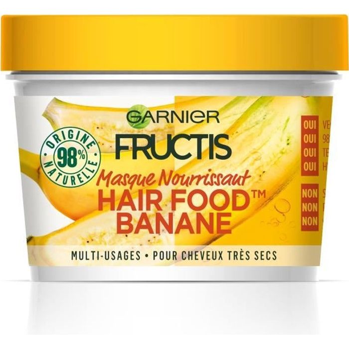 Masque Nourrissant Fructis Hair Food Banane GARNIER - 390 ml