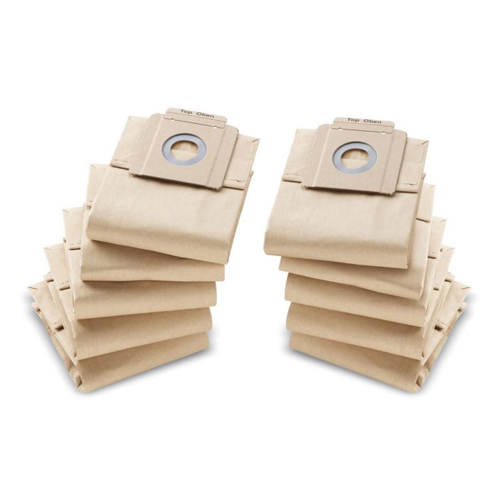Paquet de 10 filtres papier pour aspirateur T7/10 - KARCHER - 69043330