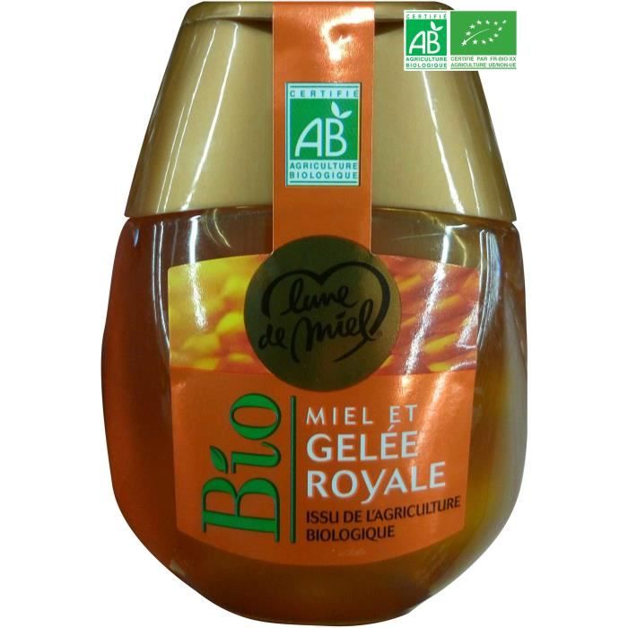 Miel et gelée royale - Avec doseur - Bio - 250g