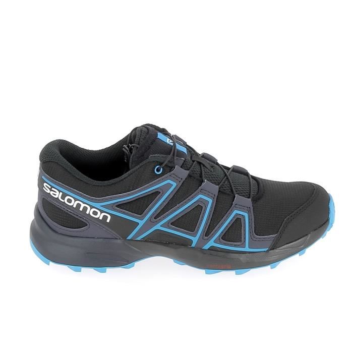 Basket Enfant SALOMON Speedcross Jr Noir Turquoise