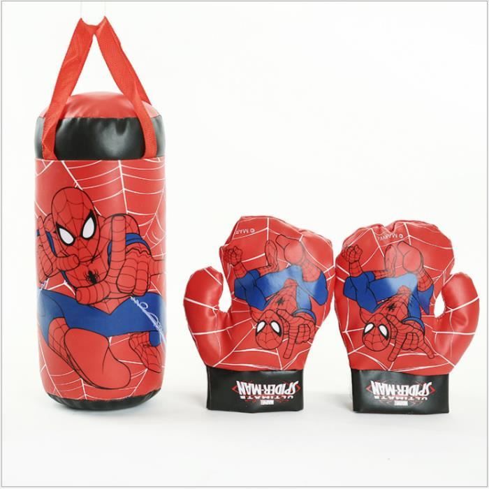 MENGMA Gant de Boxe Sac de Frappe Sport Jouet de Combat Rouge pour Enfants MENGMA