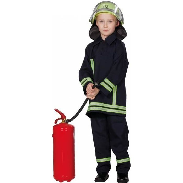 Déguisement pompier Allemand enfant - 8 à 10 ans (123 à 140 cm)