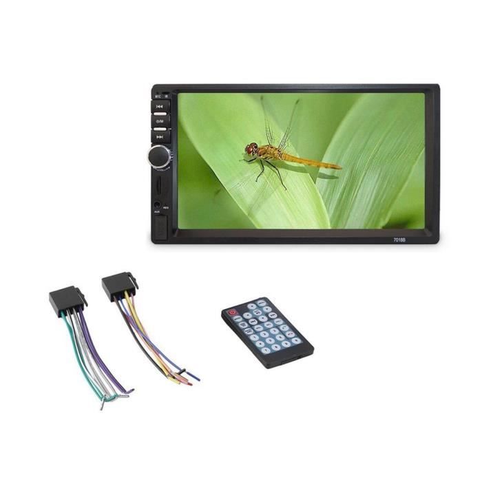 7 pouces Double 7018B 2 DIN voiture FM Radio stéréo lecteur MP5 lecteur multimédia à écran tactile lecteur MP5 USB FM