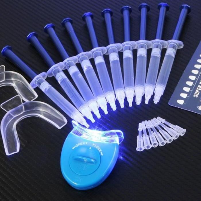 Dentiste blanchiment des dents 44% peroxyde système de blanchiment dentaire Kit de gel oral blanchisseur de dents outils dentaires