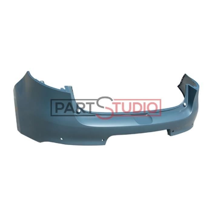 Pare choc arrière supérieur avec empl détecteurs A PEINDRE d origine, Renault Megane 3 III 5 portes de 11/08 à 02/16 KIT