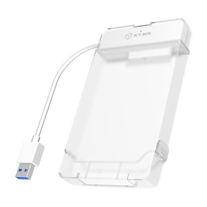 ICY BOX IB-AC703-C Boitier externe avec indicateur de données, indicateur d'alimentation, EasySwap Mechanism 2.5- SATA 6Gb-s 600…
