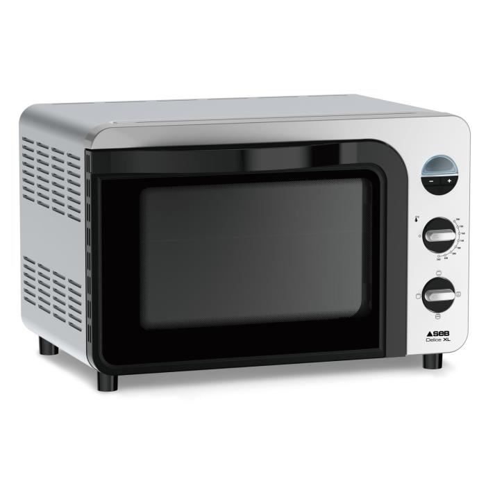 SEB EF282E11 - FOUR NEW DELICE XL 39L -Chaleur tournante et tournebroche-4 programmes-Turbo grill - Minuterie digitale