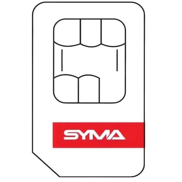 Carte Sim Syma 5G + 5€ de crédit de Communication