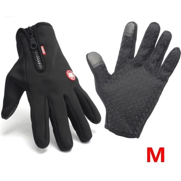 Gants de vélo Cyclisme Hiver écran tactile Gants Sports Ski Pêche pour Hommes Femme M