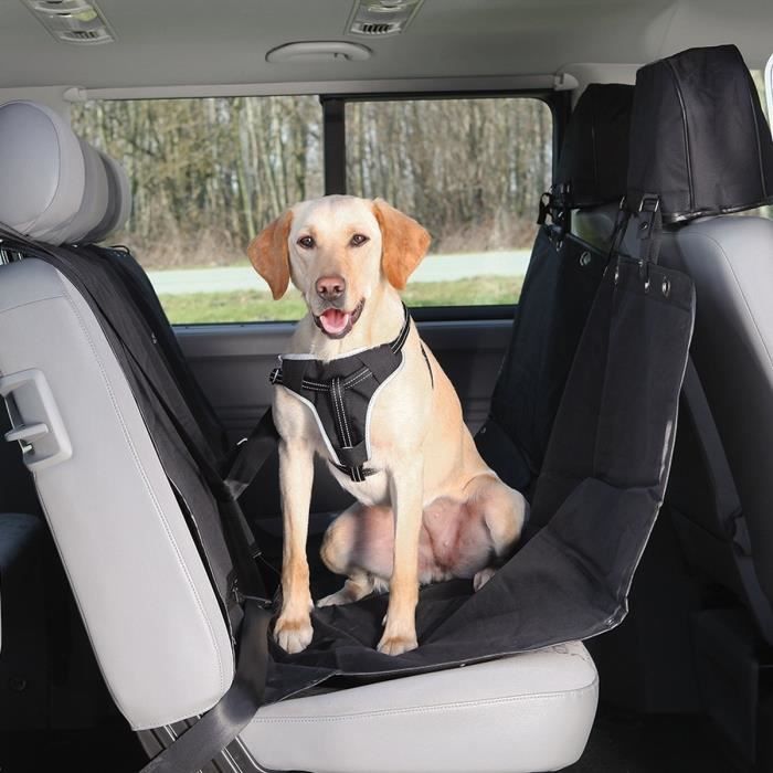 TRIXIE Couverture pour sièges de voiture 1,45 × 1,60 m noir pour chien