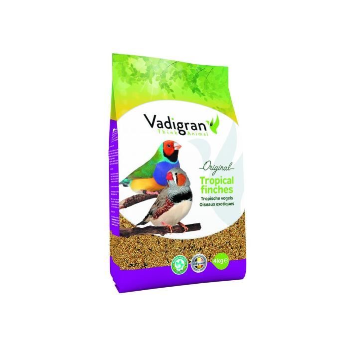 Vadigran - Graines original pour OISEAUX exotiques 4Kg