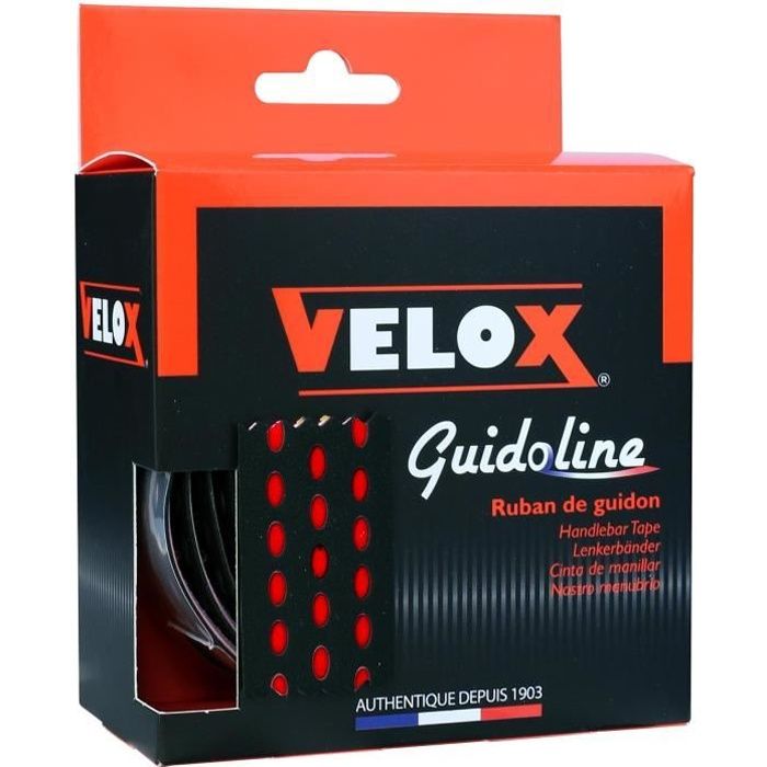 Velox - GUIDOLINE® BI-COLOR NOIR/ROUGE - Couleur:Rouge Color:Roug