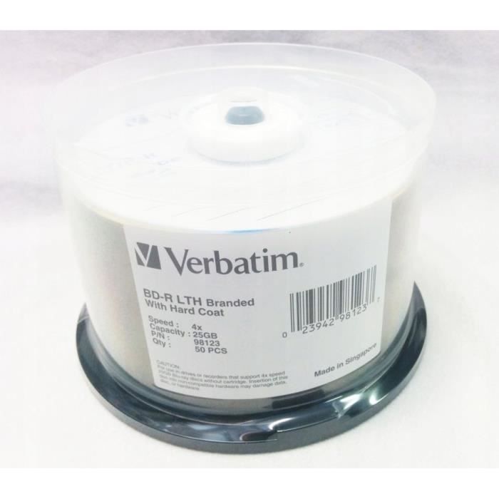 50 BD-R VERBATIM